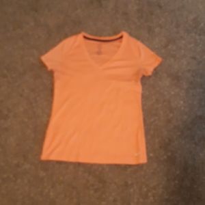 Orangey pinkish champion womens athletic top